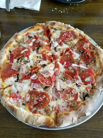 Rapone Brick Oven Pizza and Italian Kitchen signature dishes Margherita PizzaChicken ParmigianaLasagna